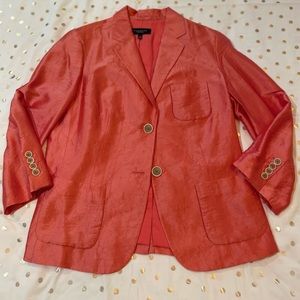 NWOT Talbots Silk Blazer Size 8